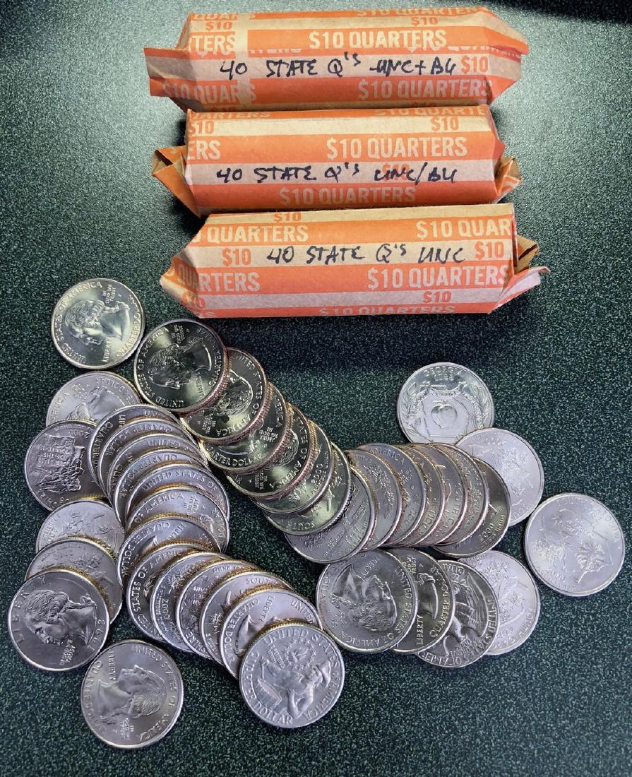 $40 Face Value UNC & BU State Quarters (1 of 1)