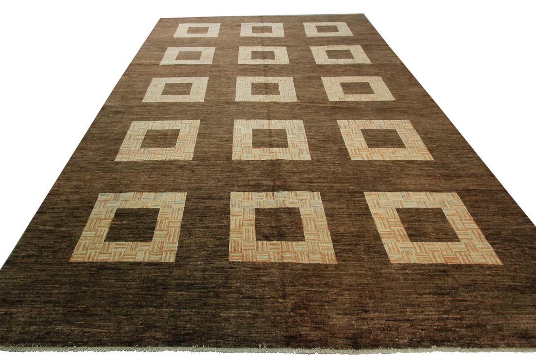 Magnificent Vintage Art Deco Rug Geometric Hand knotted (1 of 10)