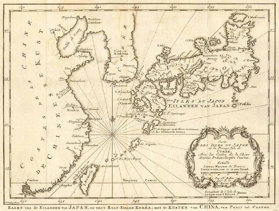 Isles du Japon & presquIsle de Corée. Japan Korea China (1 of 2)