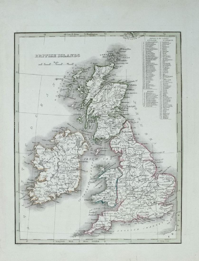 1835 Bradford Map of the British Islands -- British (1 of 1)