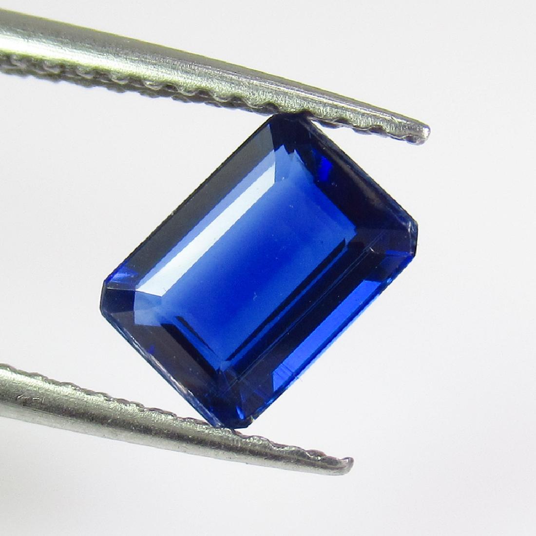 1.09 Ctw Natural Deep Blue Kyanite Emerald Cut (1 of 2)