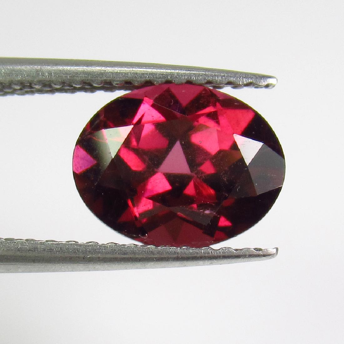 2.35 Ct Genuine Pink Rhodolite Garnet 9X7 mm Oval Cut (1 of 2)
