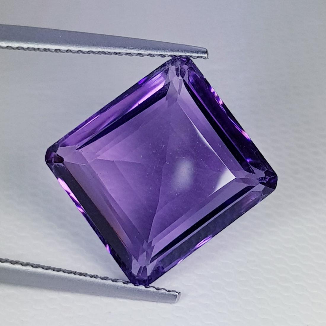 Natural Amethyst Square Cut 10.10 ct (1 of 6)