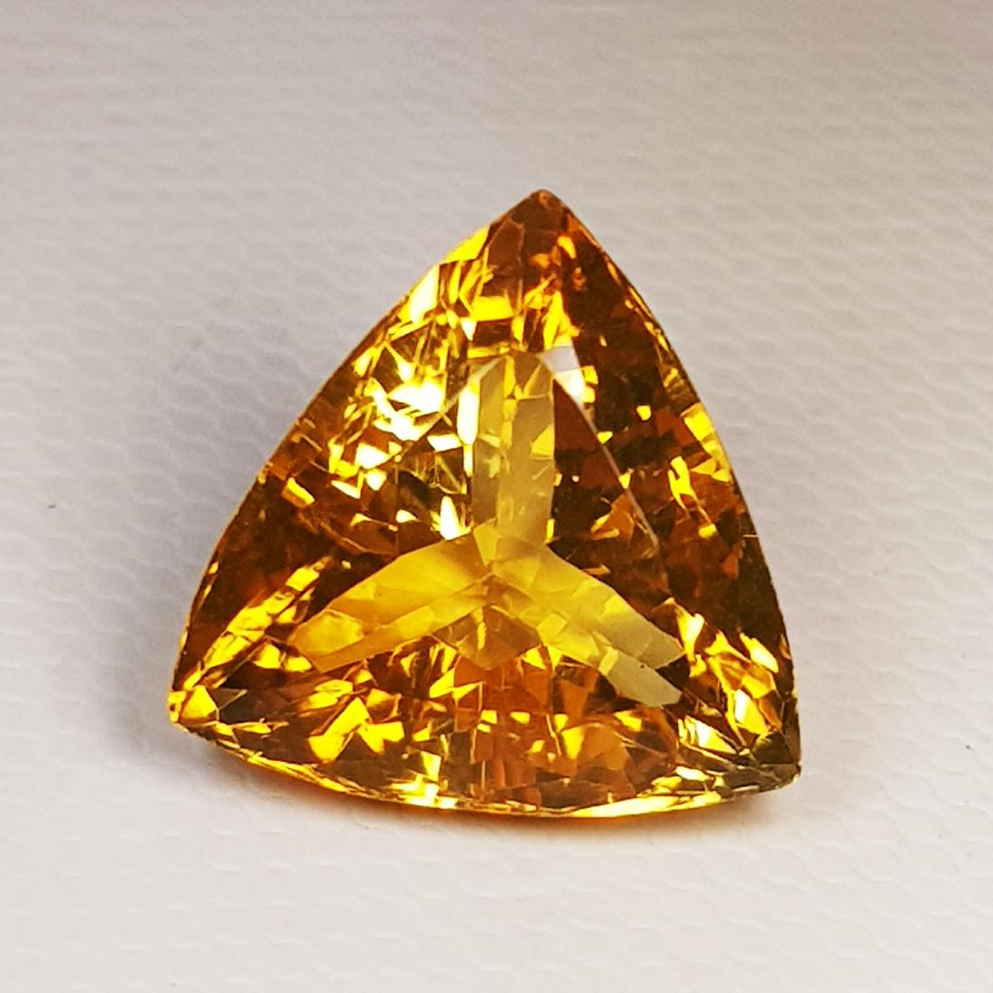 Natural Citrine Triangle Cut 7.90 ct (1 of 6)