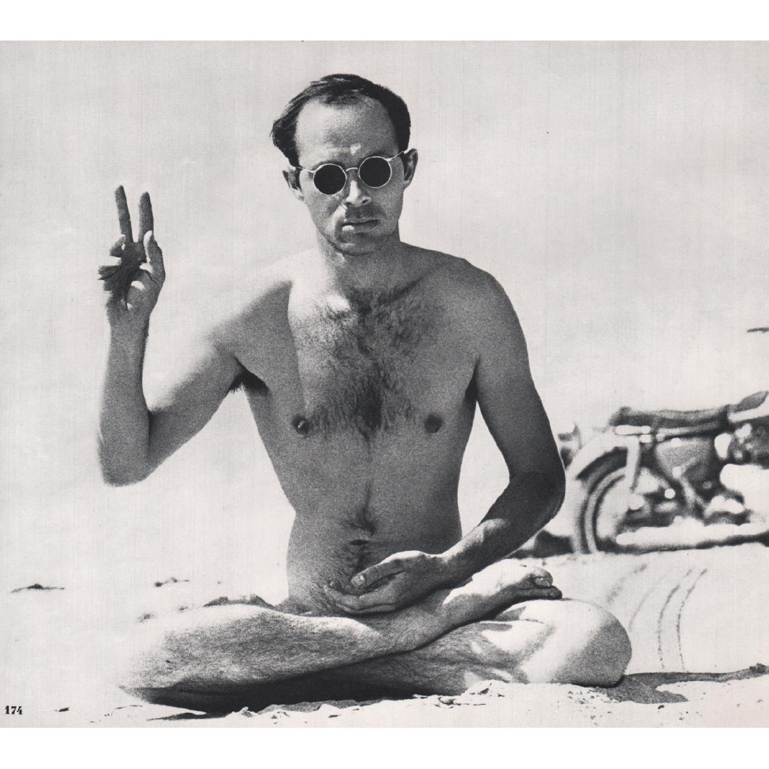 PAUL RYAN - California - Nudity as Protest: Artist: PAUL RYAN Print Title: California - Nudity as Protest Medium: Sheet-fed Gravure Printing Date: 1960's Printed in Italy Image Size approx:9 X 9 inches Paul Ryan studied photography with Minor W