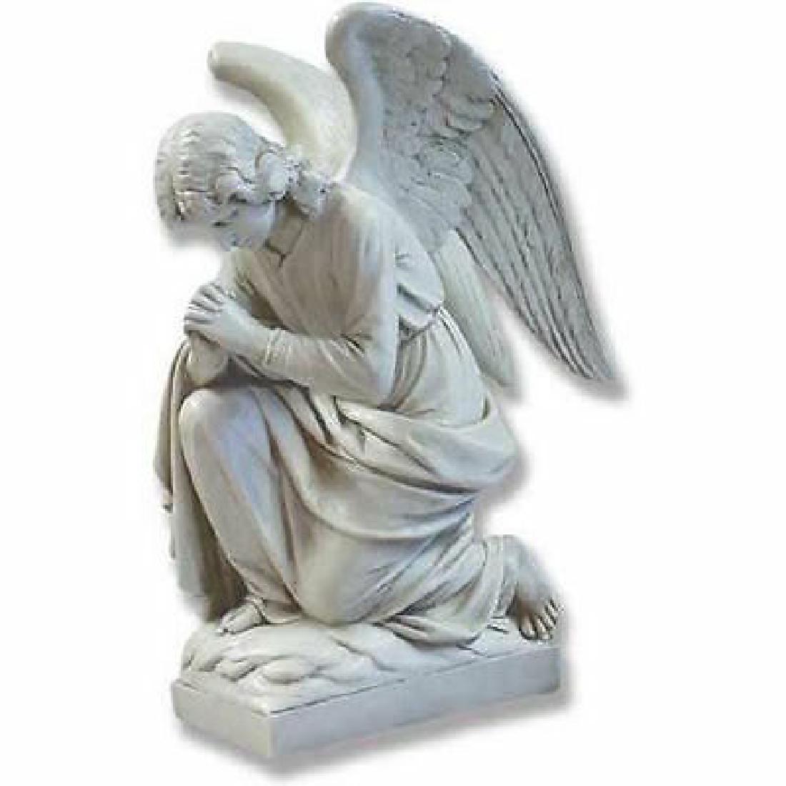 Traditional Kneeling Angel Statue 28" tall  Praying (1 of 1)