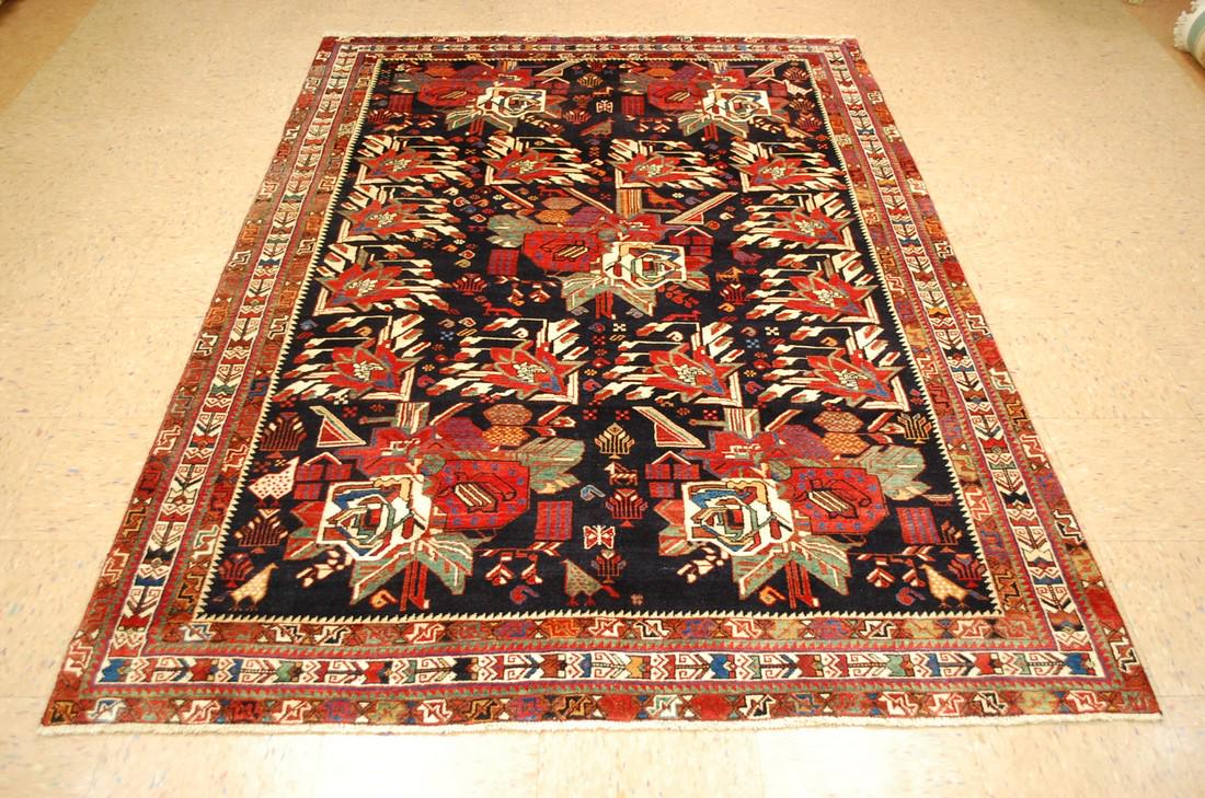 C1930s ANTIQUE PERSIAN SHERAZ QASHKAI RUG 5'3" x 7' 8" (1 of 13)