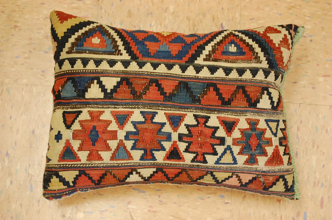 c1930s ANTIQUE CAUCASIAN SHIRVAN KILIM 1.4x1.8 HAND (1 of 5)