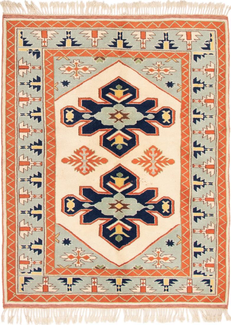 Hand-knotted Antique Shiravan Cream Wool Rug 5'6" x (1 of 3)