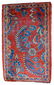Handmade antique Persian Mahal Vagireh rug 2,1' x 3,10'