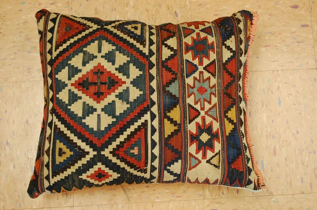 c1930s ANTIQUE CAUCASIAN SHIRVAN KILIM 1.4x1.8 HAND (1 of 4)