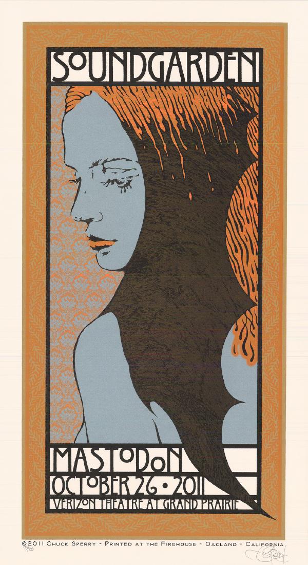 Beautiful Chuck Sperry Soundgarden Poster (1 of 1)