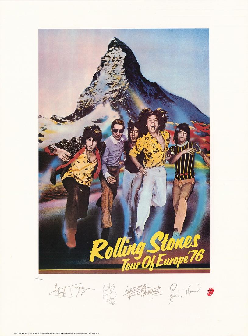 The Rolling Stones Europe 1976 Tour Poster (1 of 1)