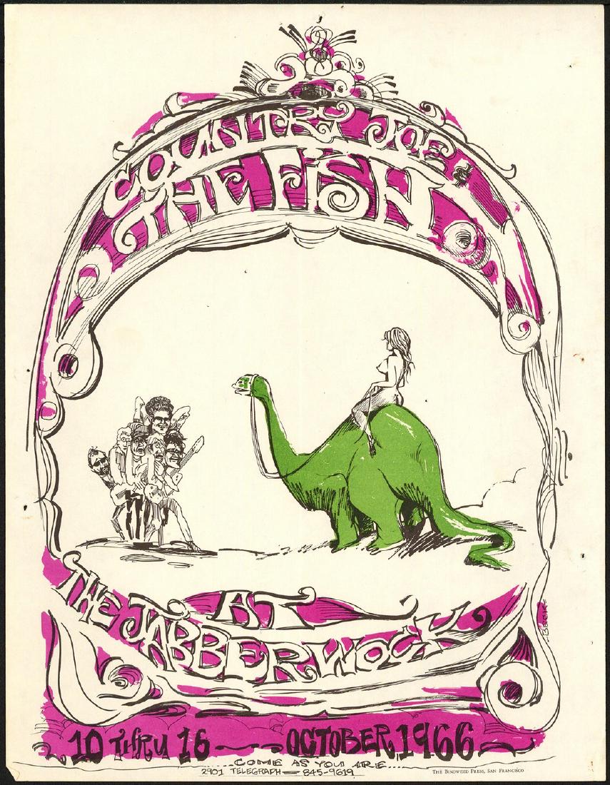 AOR 2.282 Country Joe And The Fish Handbill (1 of 1)