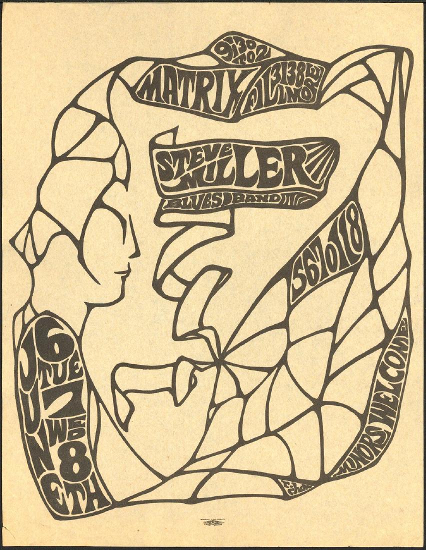 Steve Miller Blues Band Handbill (1 of 1)