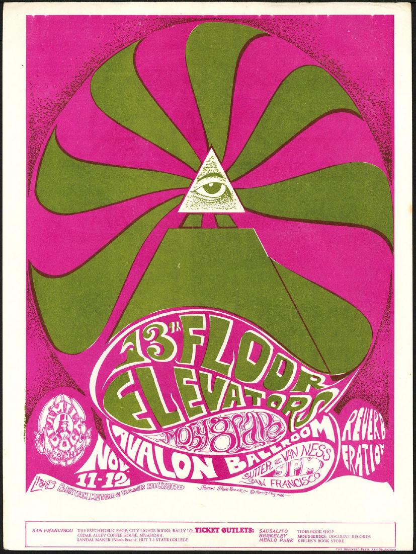 Original Fd 34 13th Floor Elevators Handbill