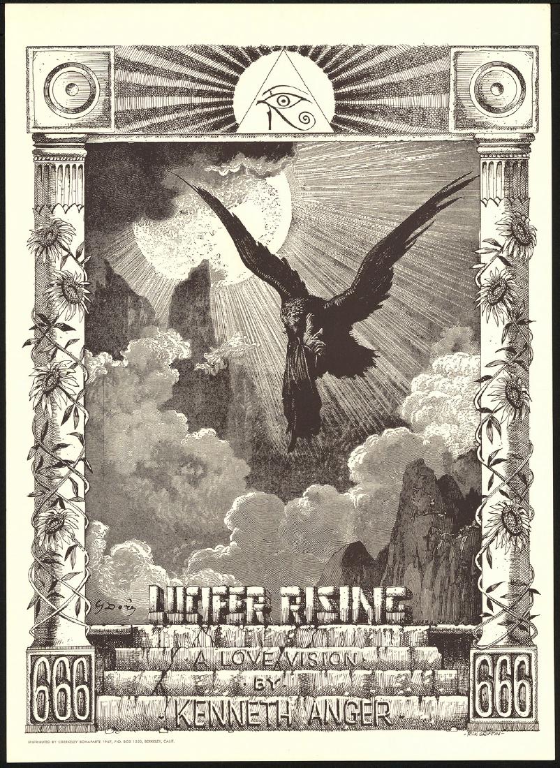 Second Print Lucifer Rising Poster by Rick Griffin (1 of 1)