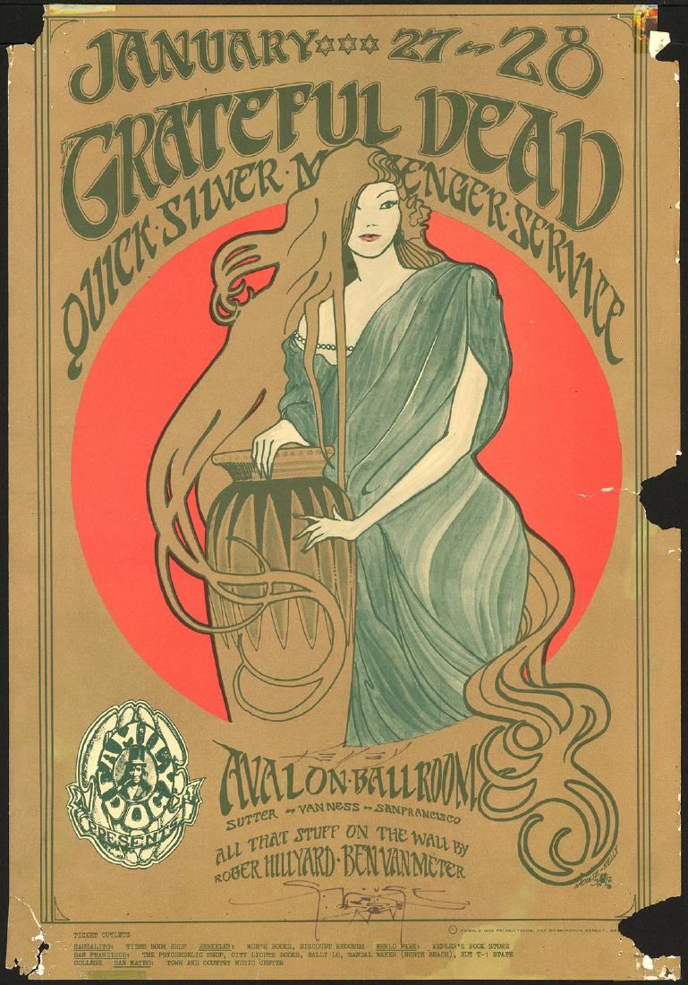 Original FD-45 Grateful Dead Poster (1 of 1)