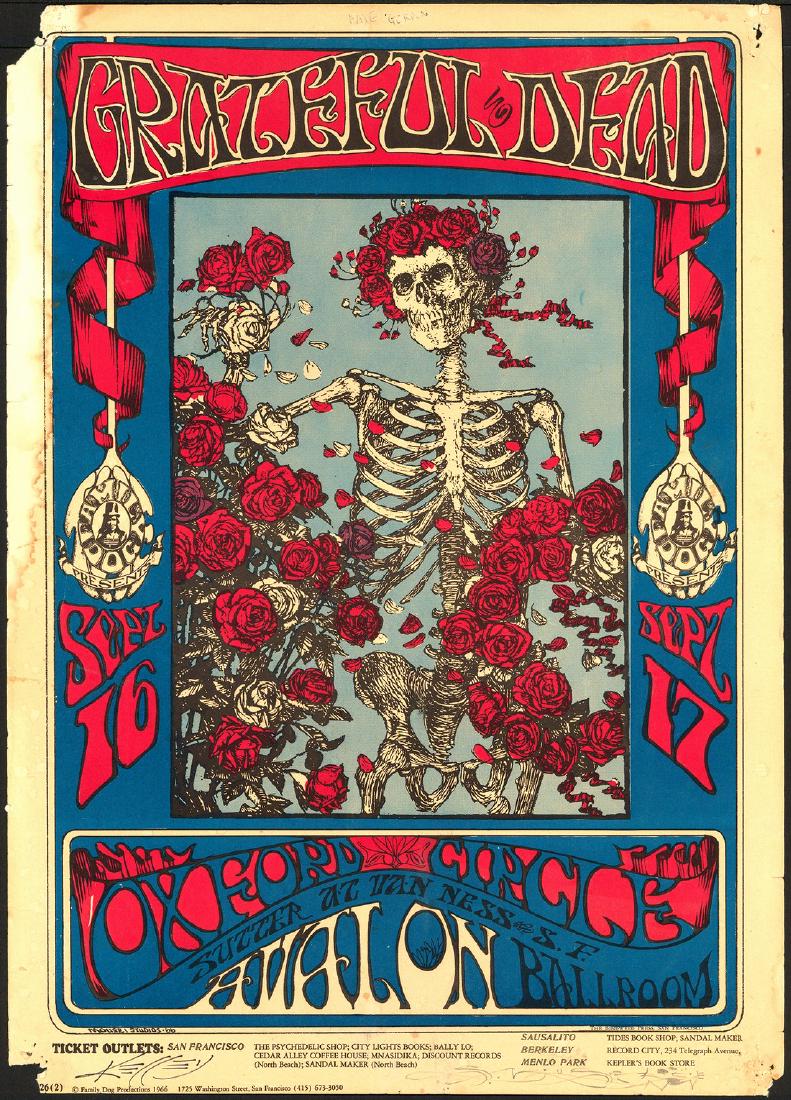 Second Print FD-26 Grateful Dead Poster (1 of 1)