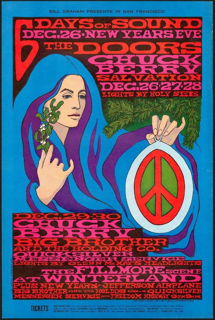 Original BG-99 New Years Eve 1967 Poster (1 of 1)