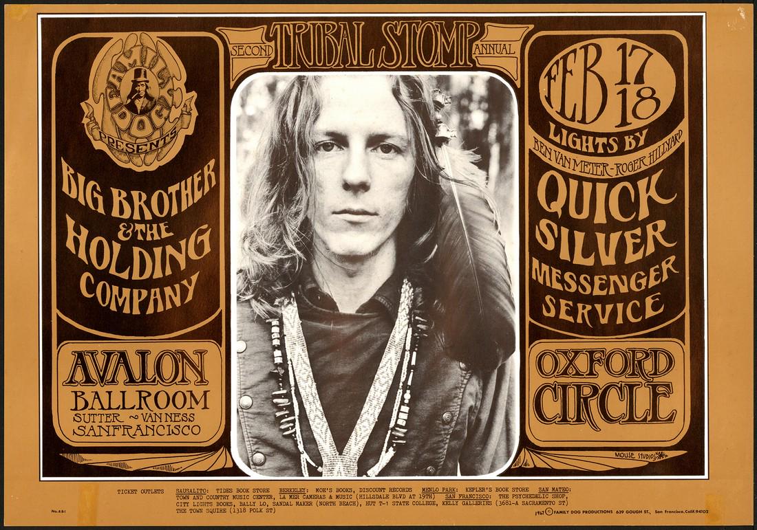 Scarce Original FD-48 James Gurley Poster (1 of 1)