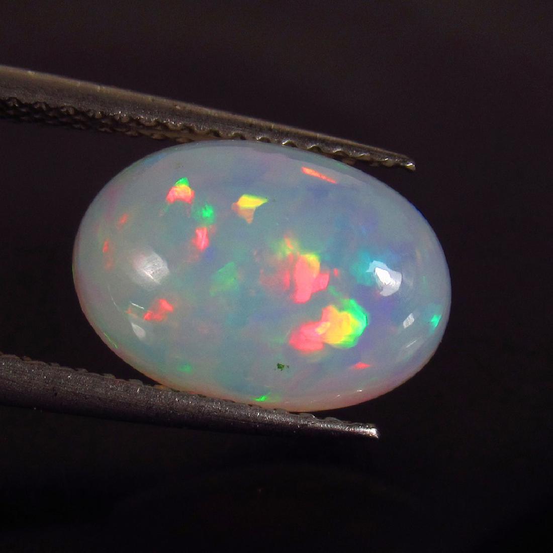 2.99 Ct Genuine Ethiopian Multi-Color Fire Opal Oval (1 of 2)