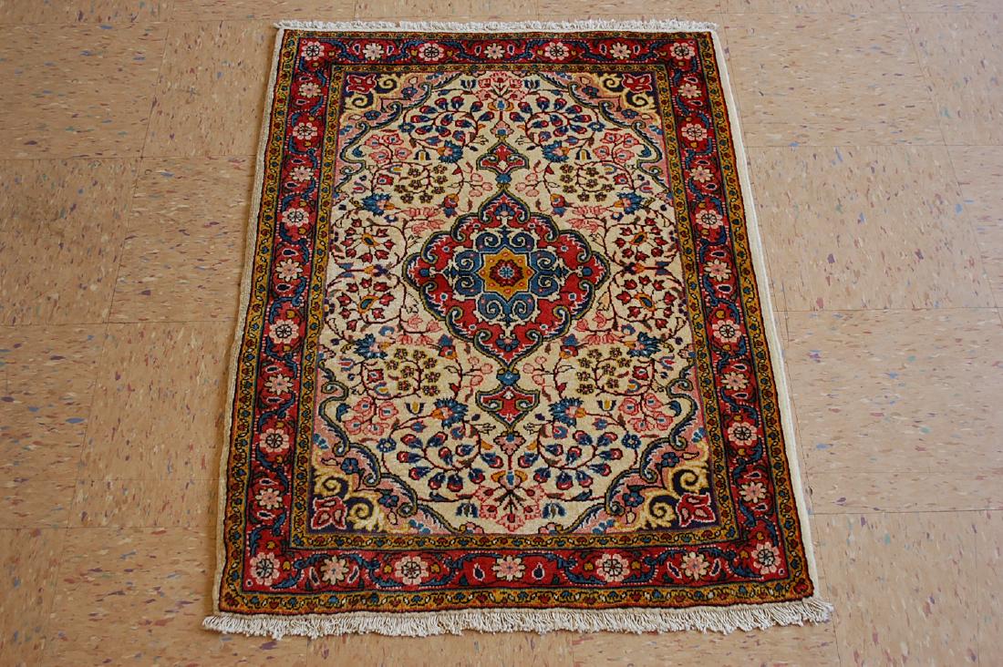 c1930's ANTIQUE PRSIAN SARUK FARAHKAN RUG 2.5x3.3 (1 of 10)