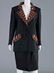 VALENTINO Stunning Black Wool Skirt Suit
