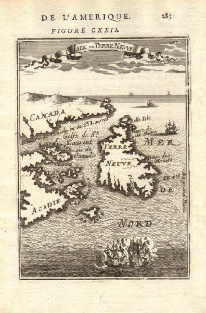 CANADA. Newfoundland 'Terre Neuve' Acadia/Acadia Nova (1 of 2)