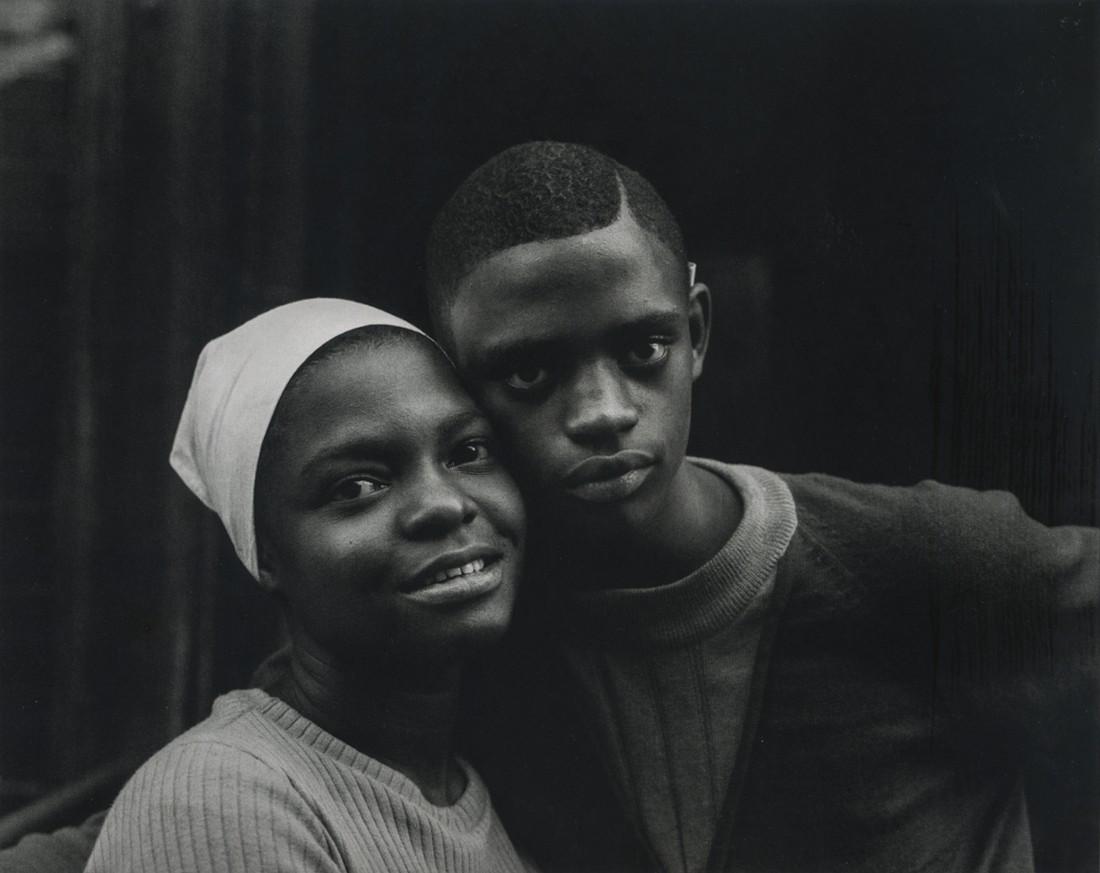 BRUCE DAVIDSON - East 100th Street, NYC, 1966: Artist: Davidson, Bruce Title: East 100th Street, NYC, 1966 Medium: Photo Litho, 2009, China Dimensions: 7.4x5.9" Heat Wax Mounted on 8.5x11" Conservation Board Bruce Davidson is an American Photograp