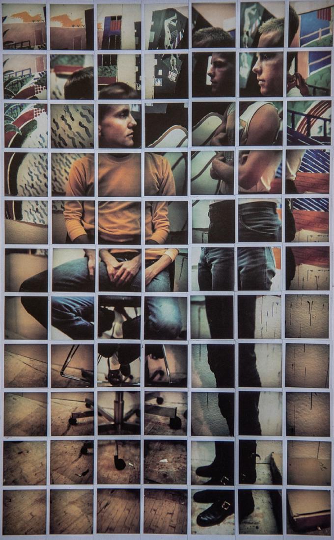 DAVID HOCKNEY - Gary and Doug, L.A., March 6, 1982: Artist: Hockney, David Title: Gary and Doug, L.A., March 6, 1982 Medium: Photo Litho, 1987, USA Dimensions: 6.65x10.5" Heat Wax Mounted on 11x14" Conservation Board David Hockney, (1937) is an English