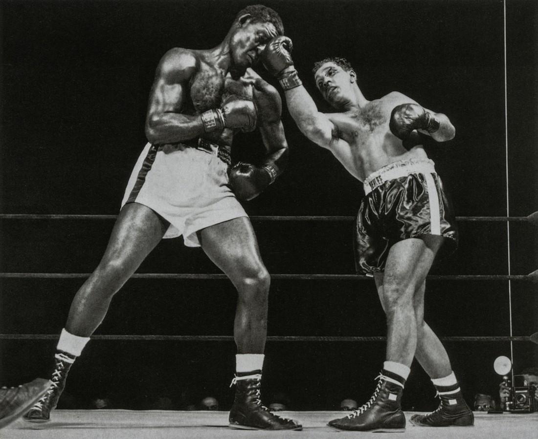CHARLES HOFF - Ezzard Charles and Rocky Marciano (1 of 1)