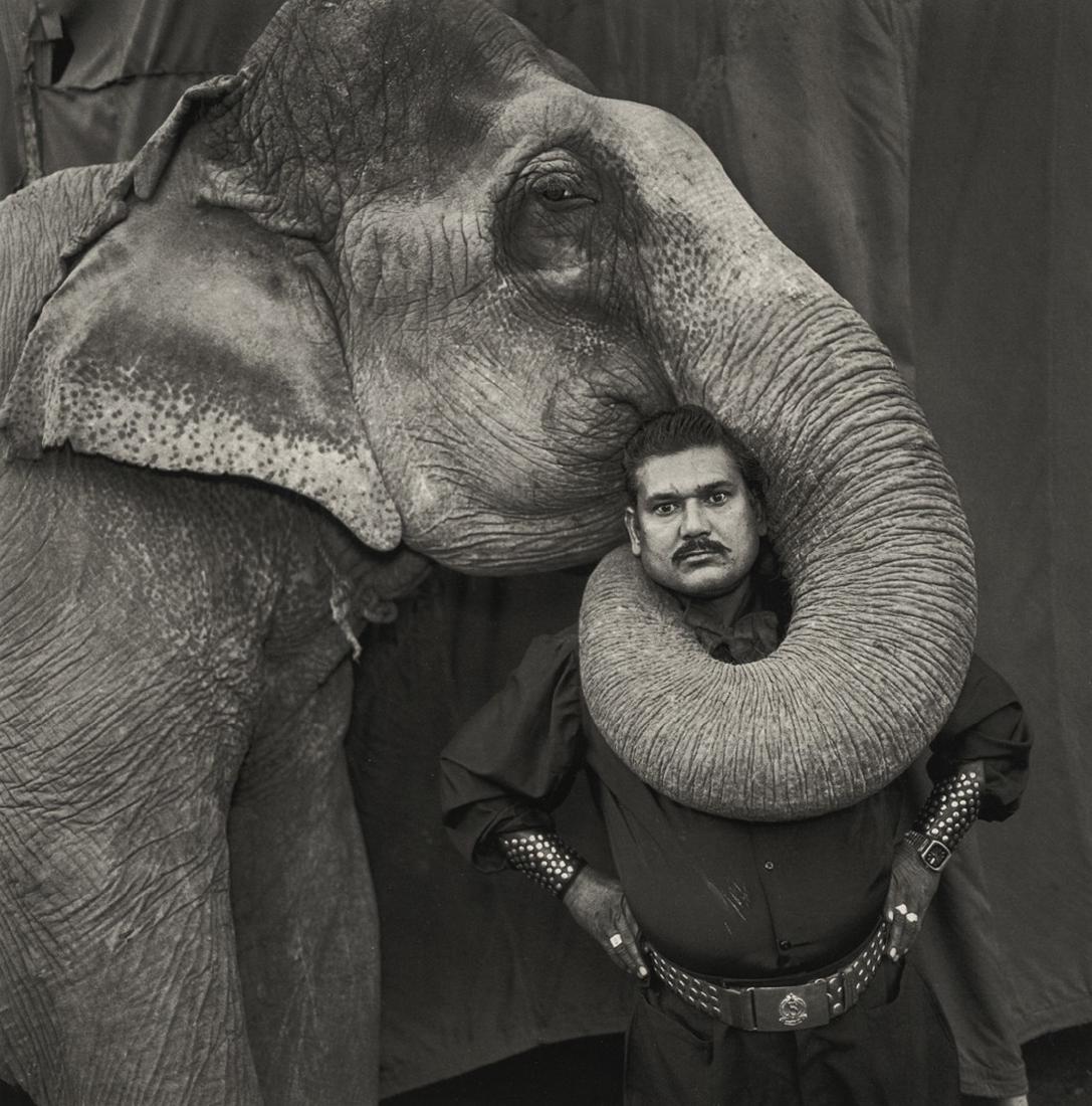 MARY ELLEN MARK - Ram Prakash with Elephant, India (1 of 1)
