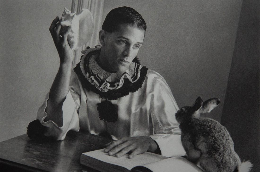 DUANE MICHALS - Gilles Receives a Seashell (1 of 1)