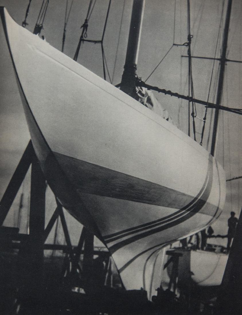 MAN RAY - Sailboat: Artist: Ray, Man Title: Sailboat Medium: Sheet Fed Gravure, 1930, France Dimensions: 9.15x11.75" Heat Wax Mounted on 14x18" Conservation Board Man Ray, original name Emmanuel Radnitzky, was born on Au