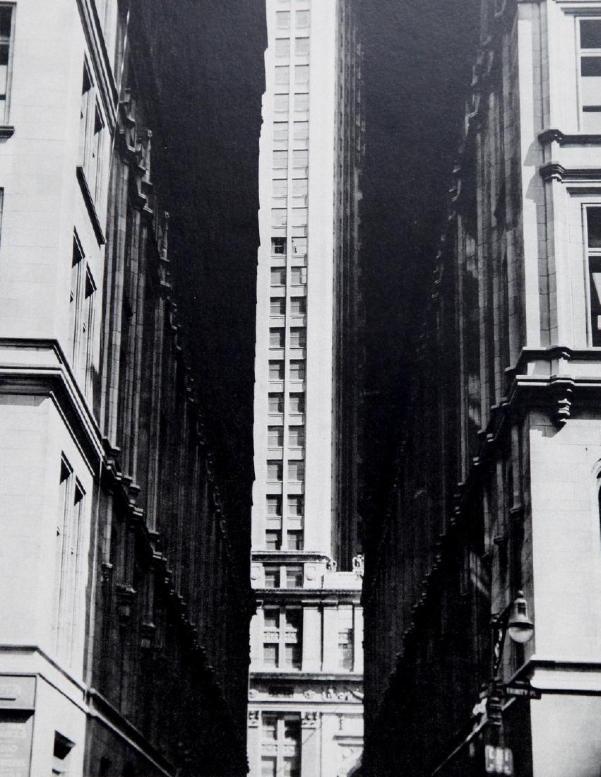 ERWIN BLUMENFELD - Wall Street New York 1943: Artist: ERWIN BLUMENFELDTitle: Wall Street New York 1943 Date Printed: 1981 Medium: Vintage Photogravure Printer Location: Italy 28 x21.9 cm - 10 x8.6 inch, With tissue guard Mount Size: 30x40 cm - 15