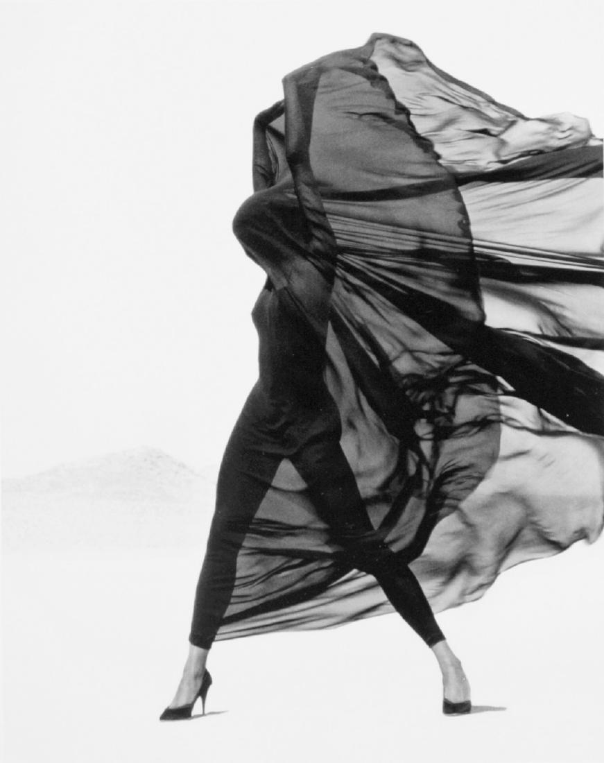 HERB RITTS - El mirage, 1980: Artist: HERB RITTS Title: El mirage, 1980 Date Printed: 2006 Medium: Photolithograph with embossed signature and copyright Herb Ritts Printer Location: Milan, Italy 19x24 cm - 7.4x9.4 inch Mount Size: