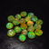 3.74 Ctw Natural 25 Ethiopian Drilled Round Fire Opal