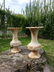 Rare antique French art nouveau 'Louvre' garden vases - 8