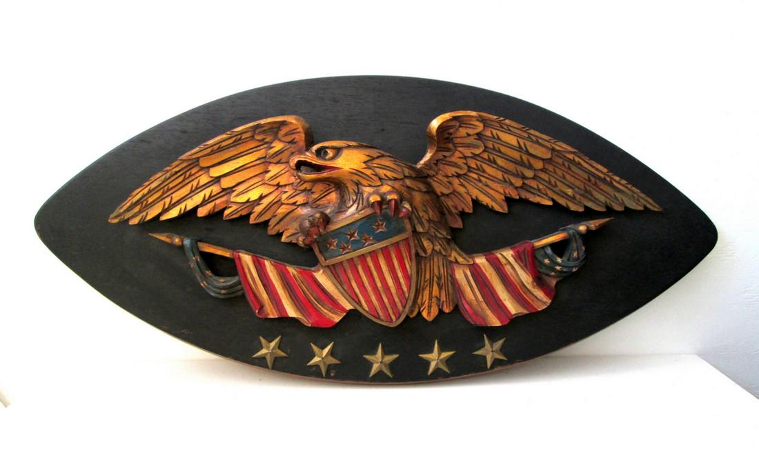 Patriotic Eagle Wall Plaque (1 of 10)