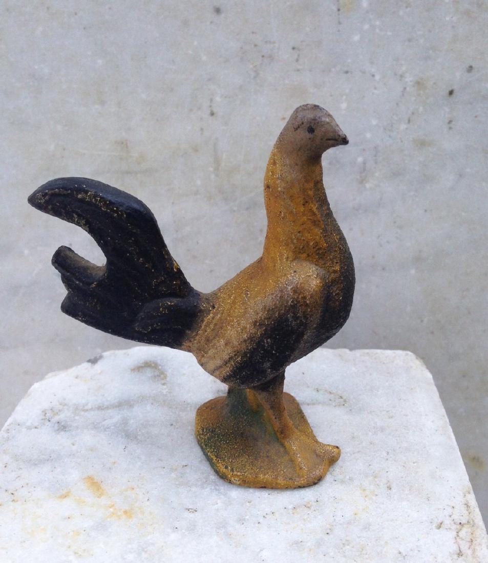 Early 20thc Cast Iron Rooster Bottle Opener In Gc (1 of 4)