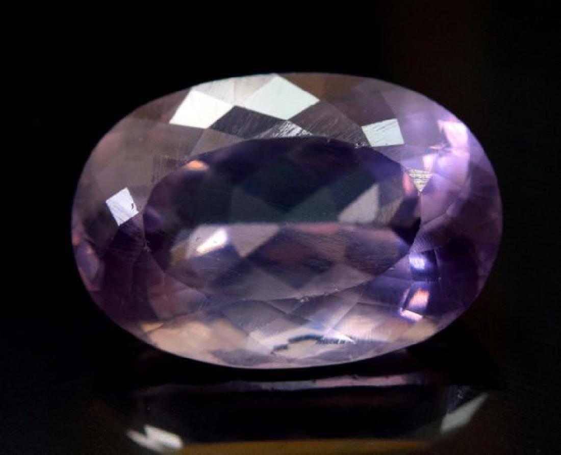 20.70 Carats Top Grade Oval Cut Purple Color Apatite (1 of 5)