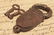 Wrought Iron Railway Trunk Chest Box Crab Lock Key - 5