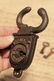 Wrought Iron Railway Trunk Chest Box Crab Lock Key - 7