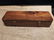 Wood Writing Box Desk Set w Inkwell 2 Feather Dip Pen - 2