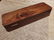 Wood Writing Box Desk Set w Inkwell 2 Feather Dip Pen - 4