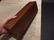 Wood Writing Box Desk Set w Inkwell 2 Feather Dip Pen - 5
