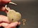 Cast Iron Trunk Chest Box Heart Padlock w Key - 10