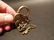 Cast Iron Trunk Chest Box Heart Padlock w Key - 7