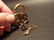 Cast Iron Trunk Chest Box Heart Padlock w Key - 8